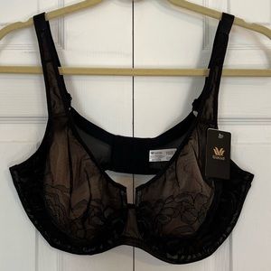 Black Sheer Underwire Bra NWT